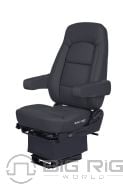 Wide Ride Core, HiPro Draped Suspension, Hi Back, Black Ultra-Leather, W/Arms 5B09071-900 - Bostrom Seating