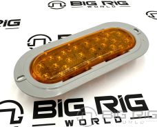 60 Series Yellow Oval LED, Auxiliary Turn Signal 60272Y - Truck Lite