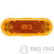 60 Series Yellow Oval LED Rear Turn Signal Light - Kit - 60180Y - Truck Lite