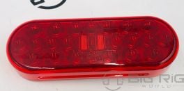 Signal-Stat Red Oval LED Stop/Turn/Tail Light 6050 - 6050 - Truck Lite