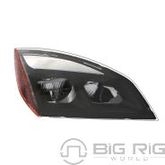 Headlamp - RH LED, Without Ext Electronics 66-01405-020 - Freightliner