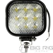 Signal-Stat 4x4 In. LED Work, Flood Light, 846 Lumen 8170 - 8170 - Truck Lite