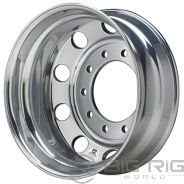 22.5 x 8.25 Alcoa Aluminum Wheel - Mirror Polish Dura-Bright Inside Only - 882672DB - Alcoa