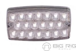 Surface Mount Low Profile 0.4 In. Ultra Thin LED Light - White Back-Up/Courtesy - M42206 - Maxxima