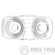 Signal-Stat Clear Oval Replacement Lens - 9007W - Truck Lite