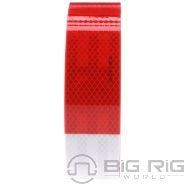 Red/White Reflective Tape, 2 In. X 150 Ft. 98101 - Truck Lite