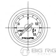 Gauge - Pyrometer, Small Face, Chrome A22-38891-003 - Freightliner