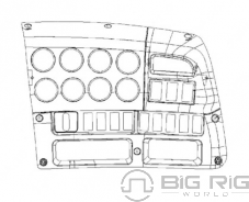 Instrument Panel Assembly - Finish, Right Hand, Taupe - A22-53572-102 - Freightliner