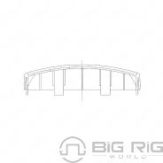 Mirror Assembly - Convex, Black A22-54883-002 - Freightliner