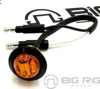 Amber Clearance, Marker Light 3/4 In. Round M09300Y - Maxxima