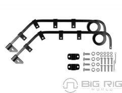 Angled Bar Mudflap Hanger Kit - 30.50 In. - No Offset B87BTS - B87BTS - Betts Spring