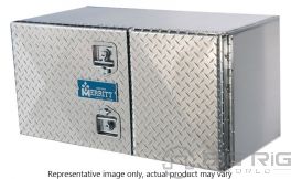 Diamond Plate Tool Box, Double Door 18x18x36 288MTQ - Merritt Equipment