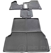 Floor Mat - (2005 & Older) Peterbilt 379 Precision Fit - Manual Transmission 59013 - Redline Floormats