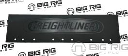 Mud Flap - Trim, Black, Rubber, Freightliner Logo 22-45430-000 - Freightliner
