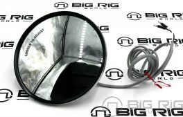 LH Heated Mirror Assembly (8.5 In.) Convex R59-6100-0203 - Peterbilt