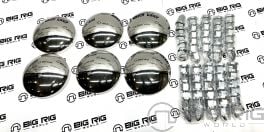 Stainless Steel Hubcap & ABS Plastic Nut Cover Kit MD1110K1T - TRP