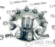 Chrome Dome Front Axle Cover W/ 33mm Nut Covers - Thread-On 10260 - United Pacific