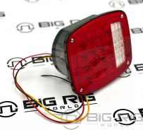 Signal-Stat Red/Clear LED LH Combo Box Light 5070 - Truck Lite