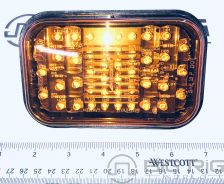 Rectangular Amber Park / Front Turn 5 In. Light M42201Y - Maxxima