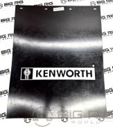 Mud Flap - Black 3/16 30 KW Bar White PO 24X30BKWF - Kenworth