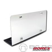 Flanged License Plate Holder One Place 304 Stainless Steel LP10-12 - Bores Manufacturing