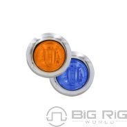 Clearance, Marker Amber With Blue Aux 3/4 In. Round P2P3 M09340YBL-DC - Maxxima