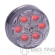 Clearance Marker Light 2 In. Round, Red W/Clear Lens M34260RCL - Maxxima