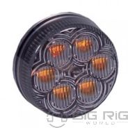 Clearance Marker Light 2 In. Round, Amber W/Clear Lens M34260YCL - Maxxima