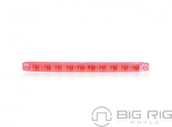 Rectangular Surface Mount 1x15 In. Red Clear Lens STT M63318RCL-A - Maxxima