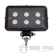 1,550 Lumen Rectangular LED Work Light, 12-36 VDC - MWL-50SP - Maxxima