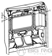 Panel Assembly, Rear Cab R64-11310000000001 - Kenworth