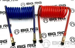Air Line - Coiled, Red & Blue - 12 Ft. - Lead Length: 12 In./12 In. HE10712 - TRP