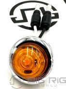 0.75in Round Amber LED with Bezel Light Kit P201711 - Phoenix