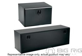 Black Steel Bawer Box 24x24x24 Single Door 3913MTQ - Merritt Equipment