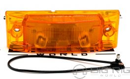 Super 21, Incandescent. Yellow Rectangular, 1 Bulb, Marker/Clearance Light 21001Y - Truck Lite