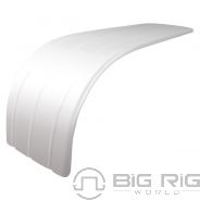 Half Fender 72 In. Stainless Steel 3 Ribbed W/Rolled Edge TFEN-H31 - TFEN-H31 - Trux Accessories