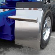 31 Inch Long Stainless Steel Quarter Fender Kit With Rolled Edge TFEN-Q14 - Trux Accessories
