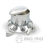 Chrome ABS Plastic Rear Axle Cover Kit THUB-RP112 - Trux Accessories