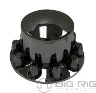 Black Chrome ABS Plastic Rear Axle Cover Kit - THUB-RP33B - Trux Accessories