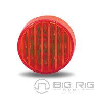 2.5 In. Red Ribbed LED Marker Light (13 Diodes) TLED-2HR - Trux Accessories