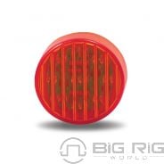 2 In. Red Ribbed LED Marker Light (9 Diodes) TLED-2R - Trux Accessories