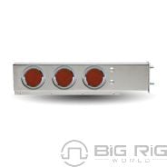 Flat Top Mud Flap Hanger With 3 3/4 In. Bolt Spacing & 4 In. LEDs TU-9209L1 - Trux Accessories