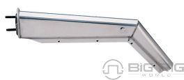 Chrome Mud Flap Hanger - 45 Deg. 28.5 In. W/2 1/2 In. Bolt Spacing TU-9227 - Trux Accessories
