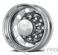 22.5 x 8.25 Alcoa Aluminum Wheel - Mirror Polish Dura-Bright Inside Only ULT392DB - ULT392DB - Alcoa