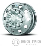 22.5 x 8.25 Alcoa Aluminum Wheel - Mirror Polish Dura-BrightÂ® Outside Only ULT391DB - ULT391DB - Alcoa