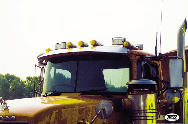 Stainless Steel Sunvisor for Mack CH/CX/CL/CT/Granite/Vision w/o